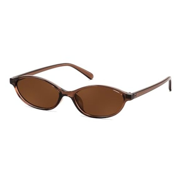 Retro Oval Cat Eye Sunglasses Women Lightweight UV400 Protection Sunnies main image 5